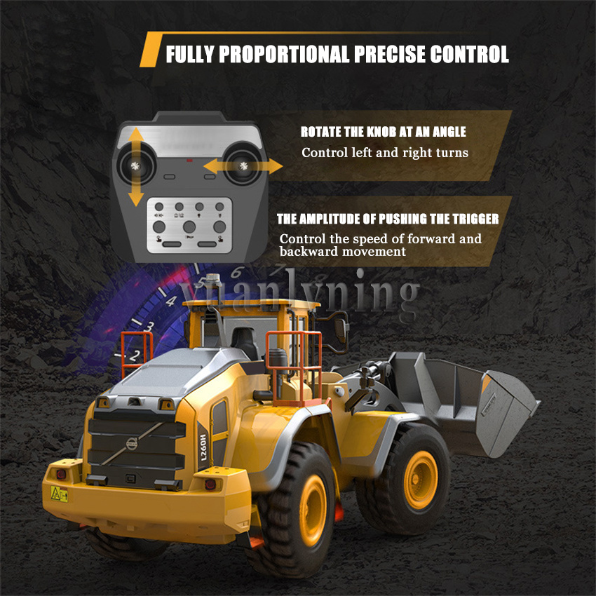 Rc Hobby Excavator - 1/16 سيارة كهربائية تعمل بالتحكم عن