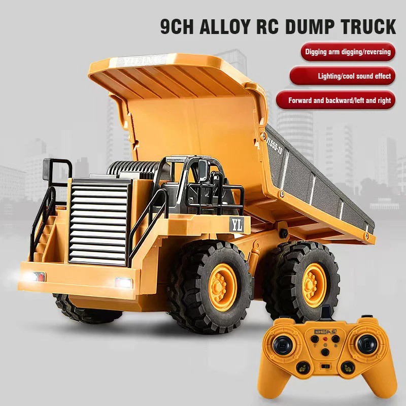شاحنة حفارة وجرافة وشاحنة قلاب - مراجعة Rc Hobby Excavator وسعره
