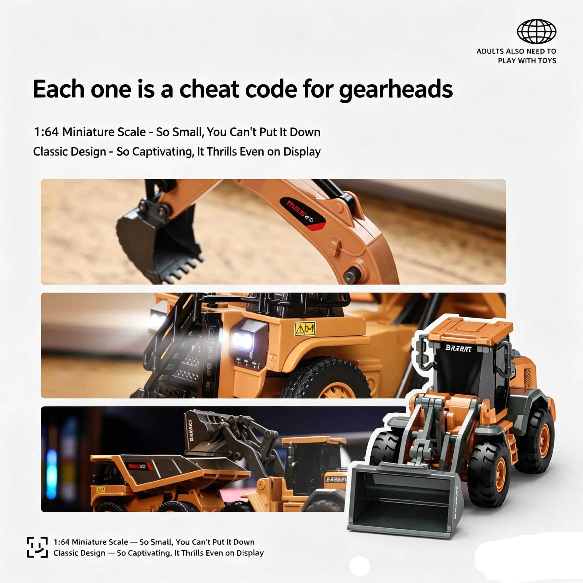 نموذج مصغر 1/64 لمركبات تحكم ع - مراجعة Rc Hobby Excavator وسعره