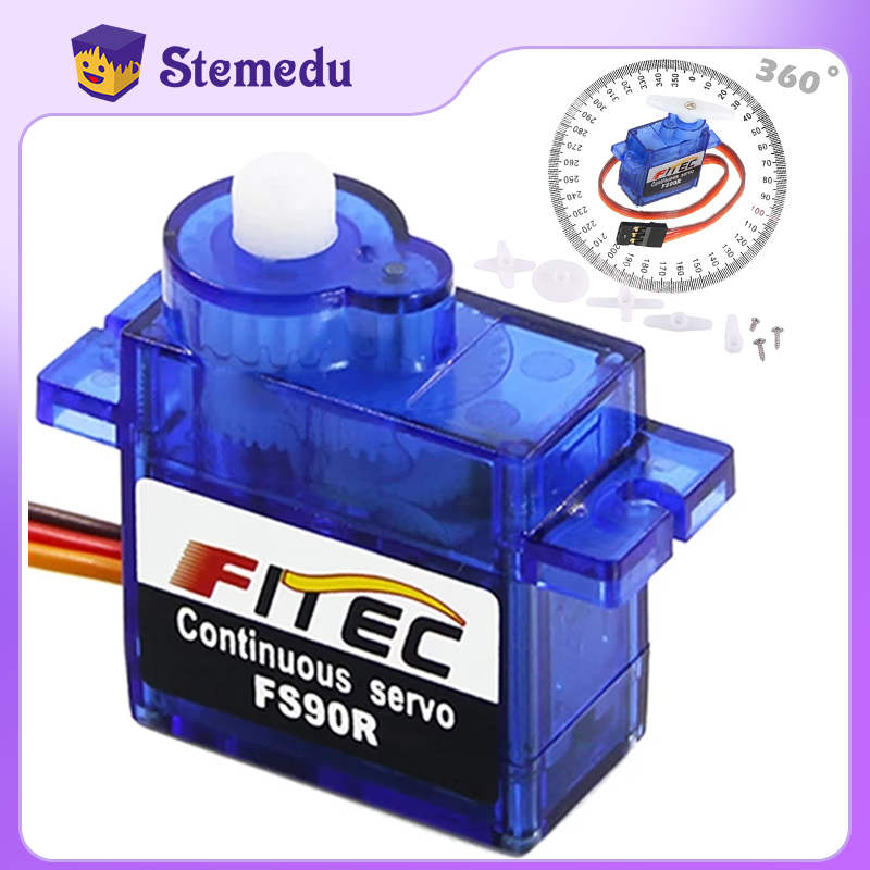 Feetech Mini FS90R مايكرو سيرف - مراجعة Rc Hobby Products وسعره