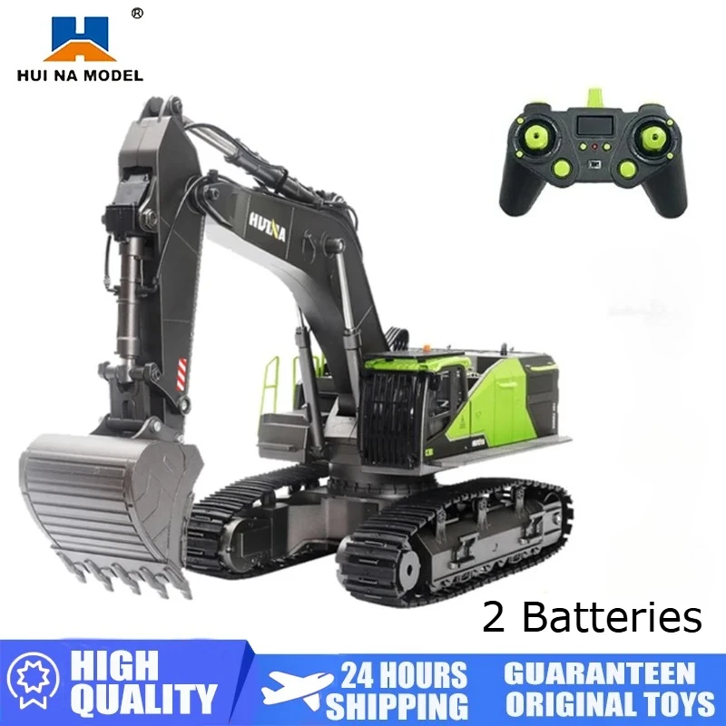 شاحنة حفارة HUINA 1593 تعمل با - مراجعة Rc Hobby Excavator وسعره