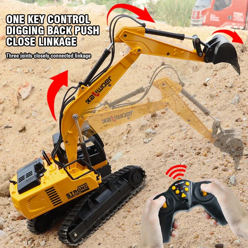 Huina Rc حفارة 1/24 9Ch التحكم - مراجعة Rc Hobby Excavator وسعره