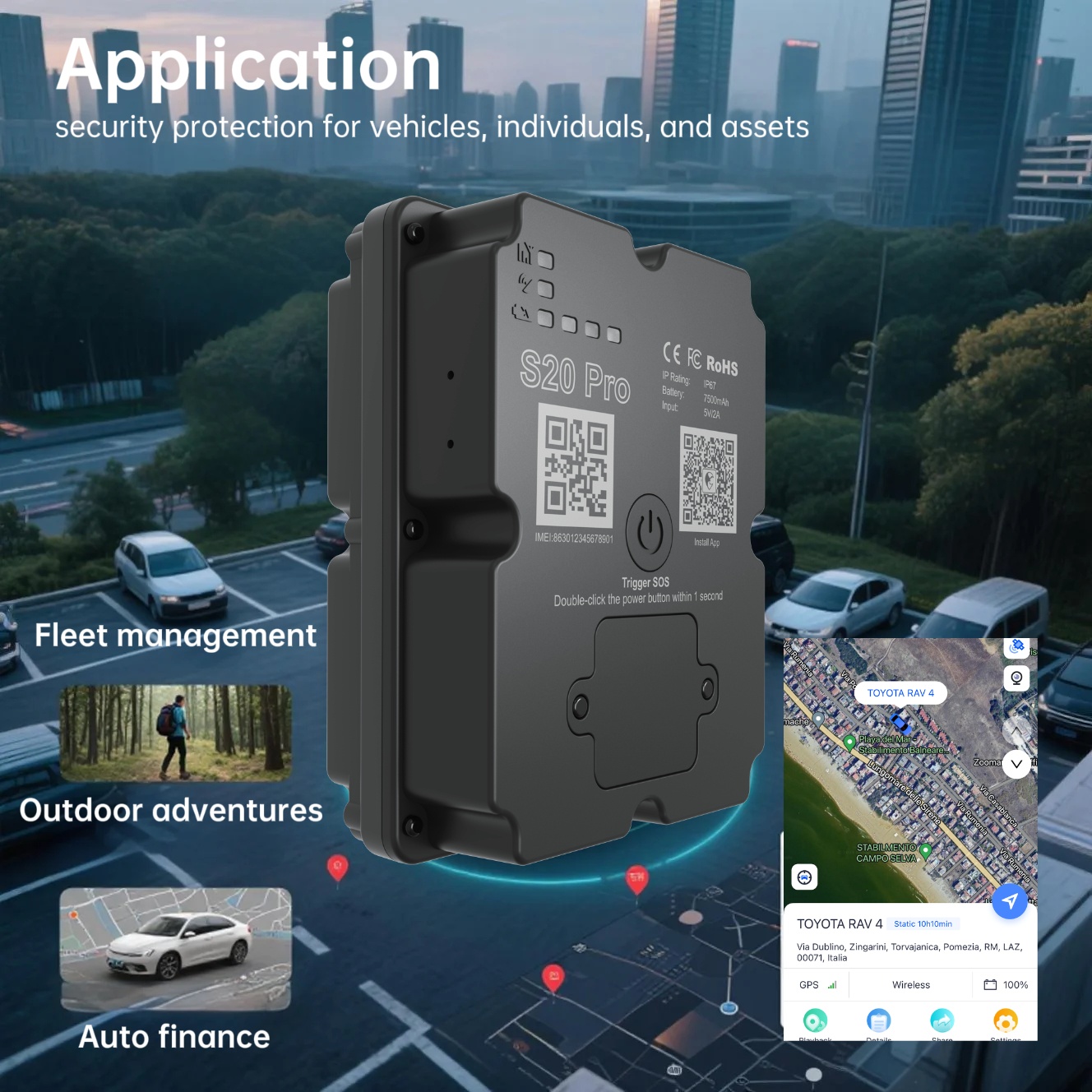 الجملة المخفية 4G GPS المقتفي  - مراجعة Rc Hobby Wholesale وسعره